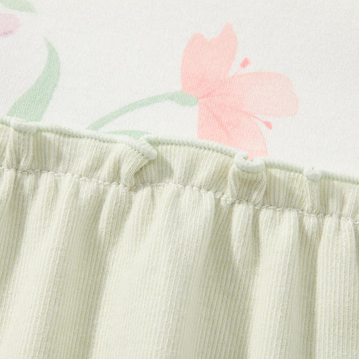 Cucutas女婴童连体服CY26SPW007花绿色调66#-80# 商品图7