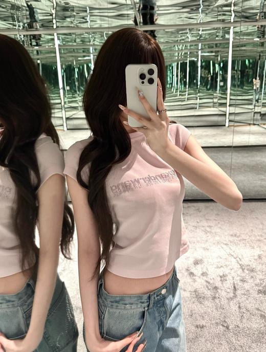 女款闪钻短袖T恤fe002 商品图3