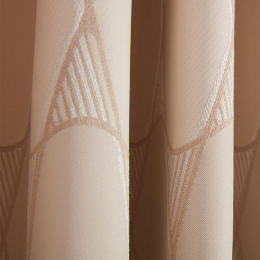 定制窗帘日式简约卧室客厅阳台遮光窗帘  现代几何 商品图4