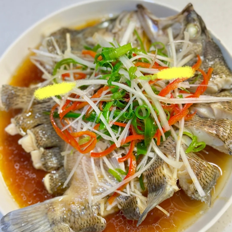 开背海鲈鱼【开袋解冻即烹，三去处理，去腮去鳞去内脏，免杀免洗免调料】