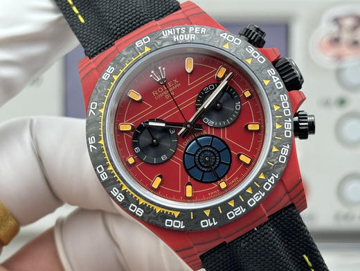 Noob official➕ Factory ROLEX宇宙计时迪通拿系列之碳纤维定制版，腕表不仅佩戴轻便，外表坚硬。且每一只腕表都拥有独一无二的碳纤花纹材质❕❕❕ 商品图3