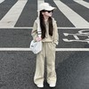 女童加绒套装冬装新款儿童洋气连帽卫衣中学生运动休闲长裤两件套 商品缩略图4