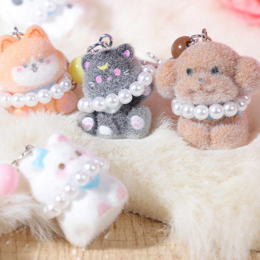 萌萌部落植绒对装挂件钥匙扣-纪念日百货门店同款169646843 商品图0