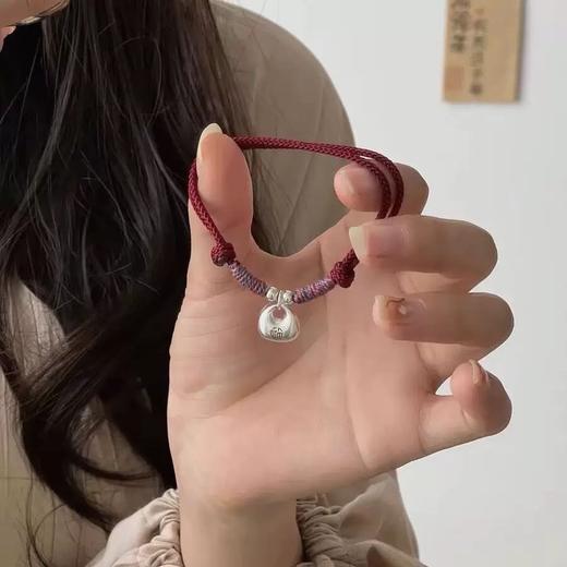 【秒杀❗️19.9抢4条🔥新年编织红绳手链】迎春接福，好运连连，带福回家！小红书同款雕刻梅花红绳手绳手工绳编织幸运手绳送闺蜜礼物马年 商品图3