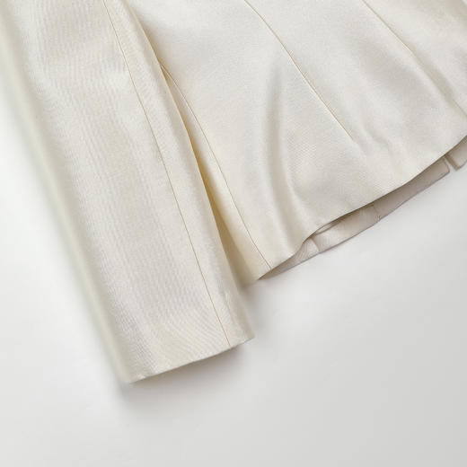 ROMI STUDIO羊毛桑蚕丝混纺手工丝绒盘扣新中式外套 RWDSWG2324 商品图11