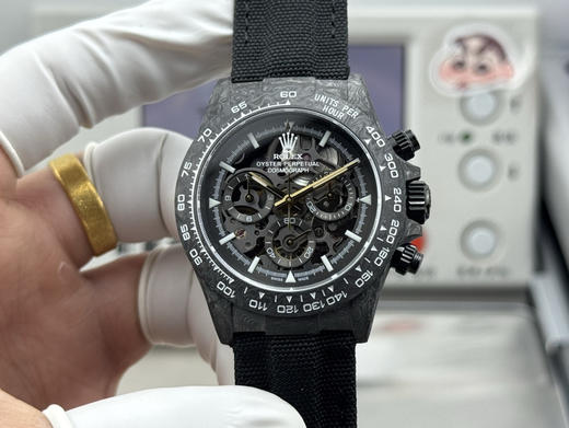 Noob official➕ Factory ROLEX宇宙计时迪通拿系列之碳纤维定制版，腕表不仅佩戴轻便，外表坚硬。且每一只腕表都拥有独一无二的碳纤花纹材质📦📦📦📦📦📦📦📦📦📦❕ 商品图0