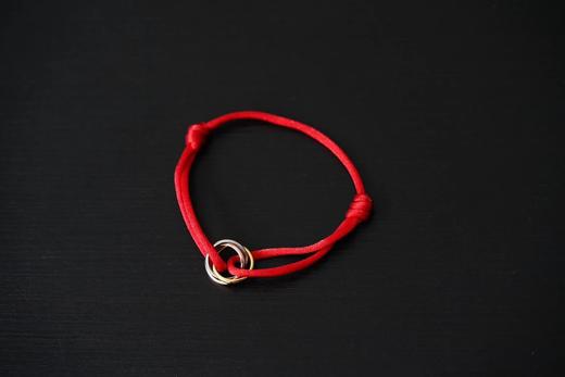 福利款 三色Trinity红绳   开门红  新年红绳手链 商品图0