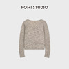 ROMI STUDIO“温暖亨利”山羊绒绵羊毛圆领保暖开襟毛衫RWCSST1806 商品缩略图1