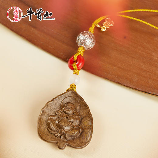 牛首山文创阴沉木菩提六顺挂件车载挂饰包挂平安健康招财新年礼物 商品图1