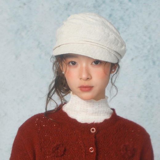 轻薄日系褶皱八角帽鸭舌帽-纪念日百货门店同款169146099 商品图5