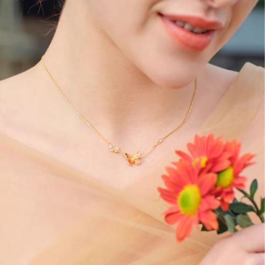 2楼Fellala/翡拉拉「蝴蝶」设计项链高级轻奢首饰货号926434211吊牌价1399现价1259 商品图2