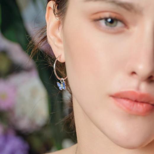 2楼Fellala/翡拉拉「蝴蝶」设计感耳环高级感耳饰货号926434101吊牌价1199现价1079 商品图3