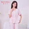 【商场同款】熳洁儿 春夏新品天丝贡缎圆领套装家居服26203017/26203018 商品缩略图1