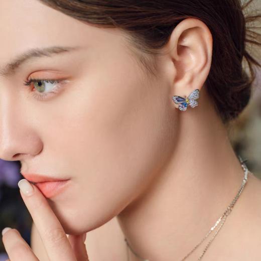 2楼Fellala/翡拉拉「蝴蝶」设计感耳钉耳饰货号926434104吊牌价1399现价1259 商品图2