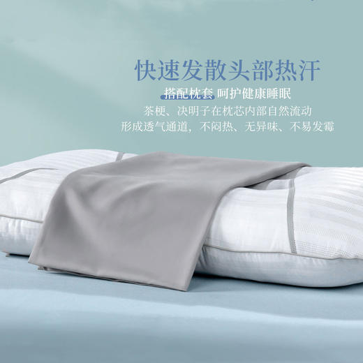 6916517264078 富安娜Fuanna 【好物芯选】天然草本护颈枕助睡眠枕头单个一对装枕芯成人学生 商品图1
