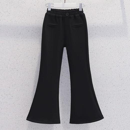 女大童洋气时髦套装春装气质女孩千金小香风儿童衬衫喇叭裤两件套 商品图2