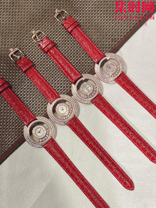 萧邦新款奢华镶钻 快乐钻透明镂空系列 透明快乐钻 女士腕表 有金有钻寓意有进有赚 商品图4