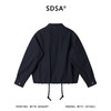 SDSA男装2026新款高贵轻奢韩版百搭纯色拉链翻领夹克外套舒适时尚 商品缩略图4