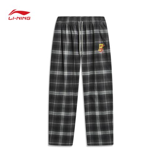 李宁反伍BADFIVE男子直筒宽松运动长裤AKLW009 商品图0