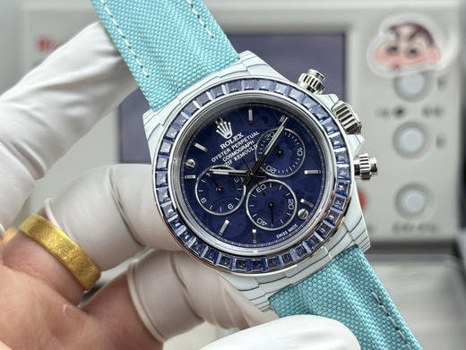 『莫桑钻圈口版本』Noob official➕ Factory ROLEX宇宙计时迪通拿系列之碳纤维定制版，腕表不仅佩戴轻便，外表坚硬。且每一只腕表都拥有独一无二的碳纤花纹材质📦📦📦📦 商品图1