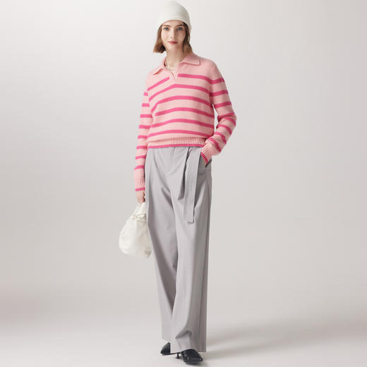 PALUOPO/PL翻领女衫ET23113R/约重355g帕罗 商品图5