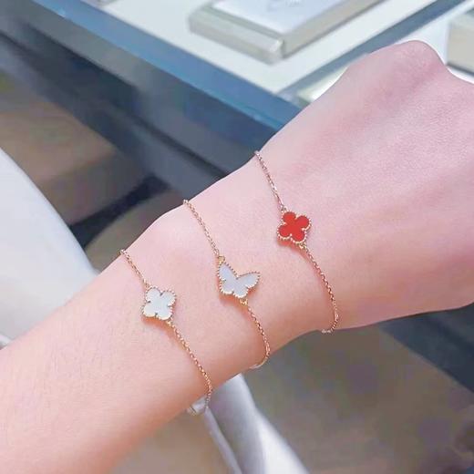 F020519简约时尚Sweet Alhambra四叶草蝴蝶手链 商品图6