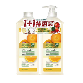 蔬果园1.28kg*2橘彩星光果蔬餐具净1+1特惠装