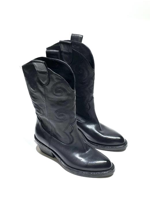 芮凯诗【进口水洗马皮】7259美拉德刺绣牛仔靴 商品图2