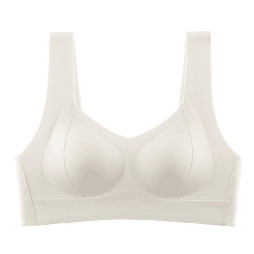 YQM-MJ8501  无痕光面内衣女运动固定杯背心聚拢调整型文胸塑形承托力 商品图4