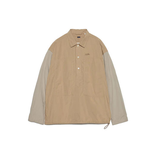 nanamica Pullover Shirt Jacket 宽松套头衬衫夹克 拼接外套 商品图4