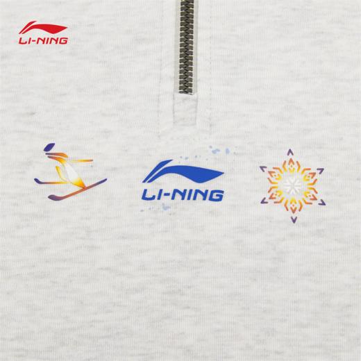 李宁DNA冬季运动灵感限定男女同款宽松套头卫衣AWDWC17 商品图5