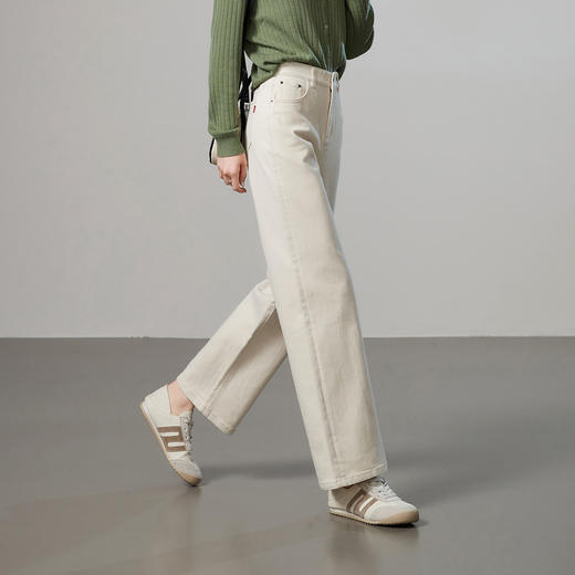 【春新品-彩棉-直筒牛仔】逸阳高棉值舒适软弹亲肤显瘦九分直筒裤1763V 商品图2