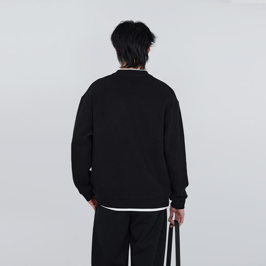 【新品上新】HX 春季假两件圆领卫衣S106611022101 商品图3