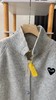 F020548自带温柔的肌理感灰色立领针织开衫 商品缩略图9