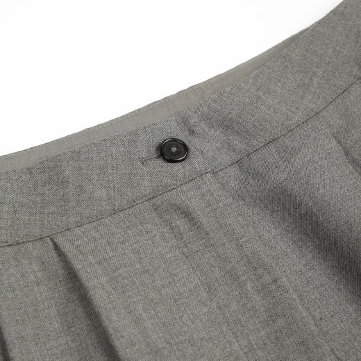 ROMI STUDIO“松弛自在”可机洗棉羊毛时尚褶间阔腿裤 RWBWXM1473 商品图3