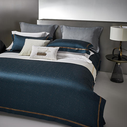 双丝光色织提花四件套-蒙帝尔 商品图1