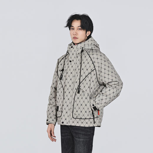 【新品上新】HX 冬季短款带帽羽绒服Y100540015101/02 商品图1