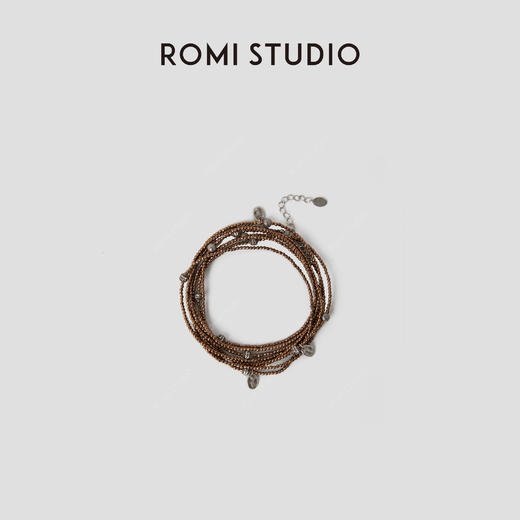ROMI STUDIO 非金属大理石手链 多层叠戴串珠手链项链 RWCRP33594 商品图0