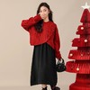 女童针织套装秋冬新款洋气时髦冬装儿童冬季红色国风圣诞新年童装 商品缩略图2