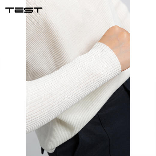 春上新时尚翻领修身显瘦亲肤舒适毛衣1261024 商品图3