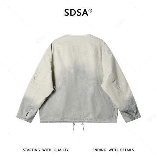 SDSA男装2026新款高贵轻奢潮牌时尚简约工装拉链圆领夹克外套百搭 商品图4