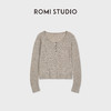 ROMI STUDIO“温暖亨利”山羊绒绵羊毛圆领保暖开襟毛衫RWCSST1806 商品缩略图0