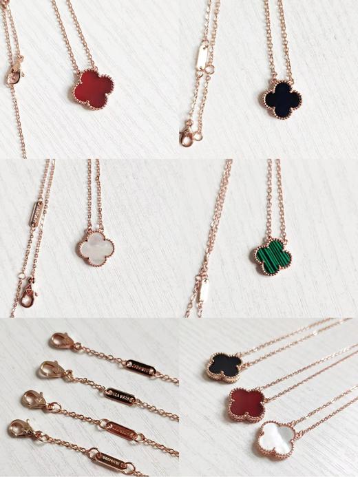 F020530仙气十足VintageAlhambra四叶草项链 商品图8