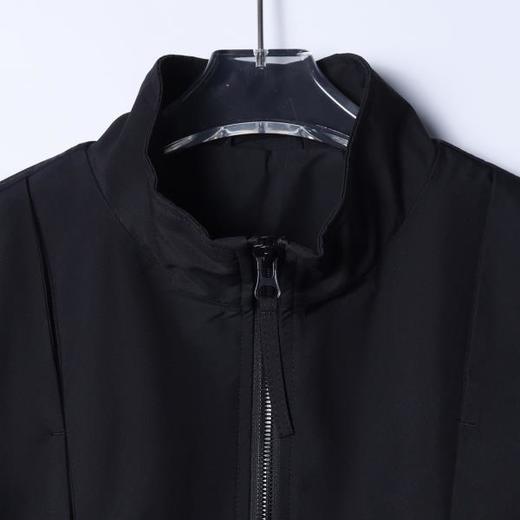 SDSA男装2026新款高贵轻奢美式复古纯色褶皱拉链立领夹克外套百搭 商品图1