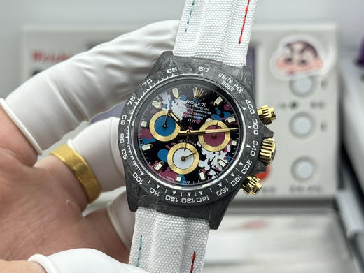 Noob official➕ Factory ROLEX宇宙计时迪通拿系列之碳纤维定制版，腕表不仅佩戴轻便，外表坚硬。且每一只腕表都拥有独一无二的碳纤花纹材质📦📦📦📦📦📦📦📦📦📦❕ 商品图2