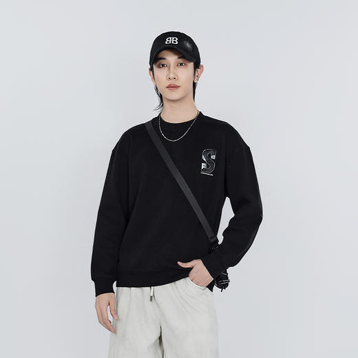 【新品上新】HX 春季圆领卫衣S106611016101 商品图1