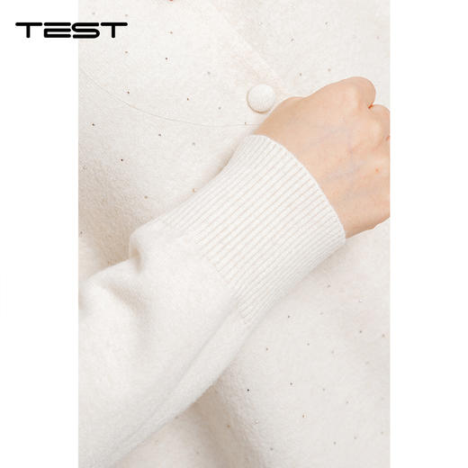 春上新可爱小熊刺绣开衫女圆领宽松百搭毛衣1261016 商品图3