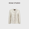 ROMI STUDIO羊毛桑蚕丝混纺手工丝绒盘扣新中式外套 RWDSWG2324 商品缩略图7