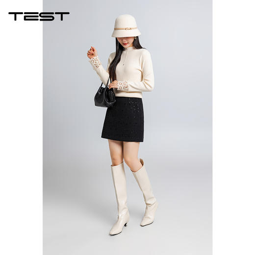 春上新软糯亲肤内搭显瘦百搭半高领毛衣1261022 商品图0