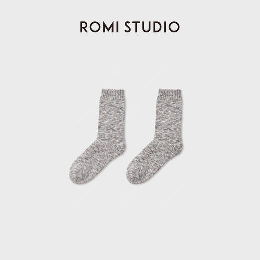 ROMI STUDIO“云朵袜”复古花纱中筒袜软糯针织亲肤袜 RWCWP35367 商品图0